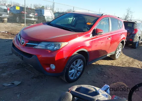 2015 Toyota Rav4 Limited from USA, damaged, VIN 2T3DFREV4FW347876
